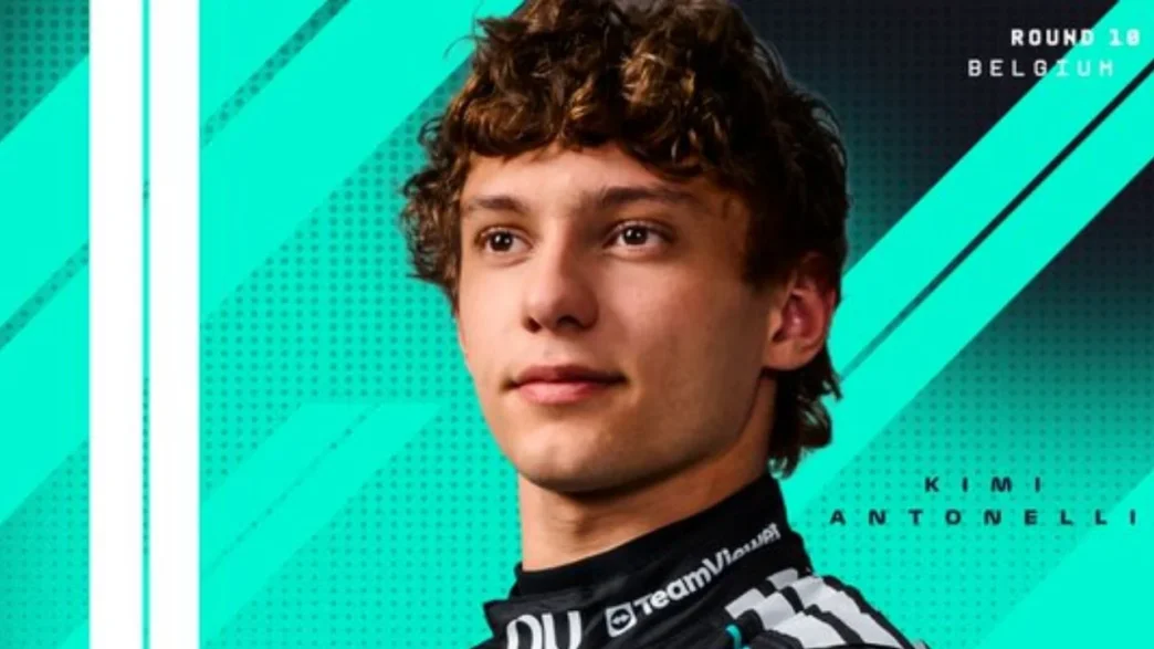 Kimi Antonelli consigue la pole en el GP de Bélgica de F1