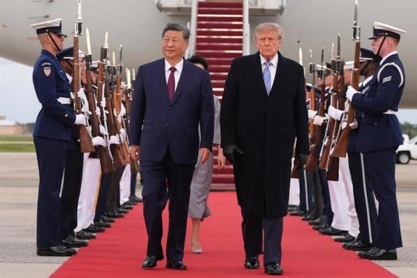 Trump recibe a Xi Jinping en Washington para visita de Estado
