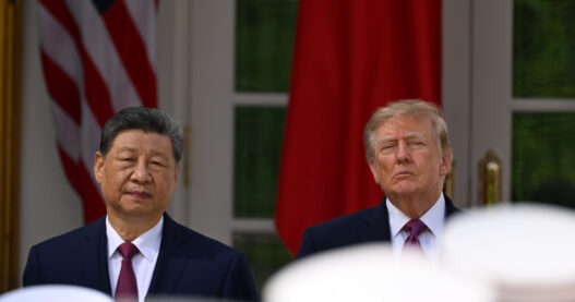 Trump y Xi visitan cámara de la Constitución en Washington