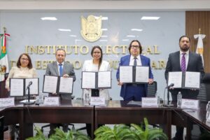 Instituciones de Querétaro firman convenio para elecciones 2027