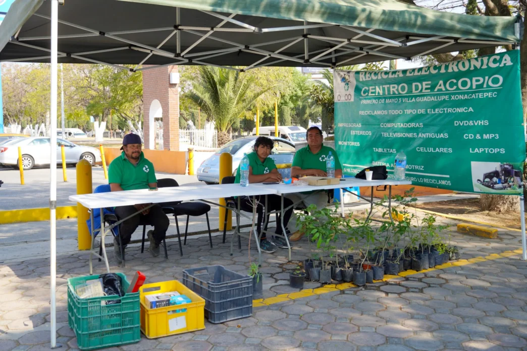 San Martín Texmelucan refuerza reciclaje de electrónicos