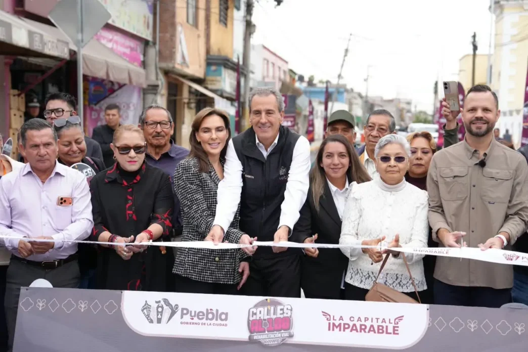 Pepe Chedraui inaugura rehabilitación vial en San Felipe Hueyotlipan
